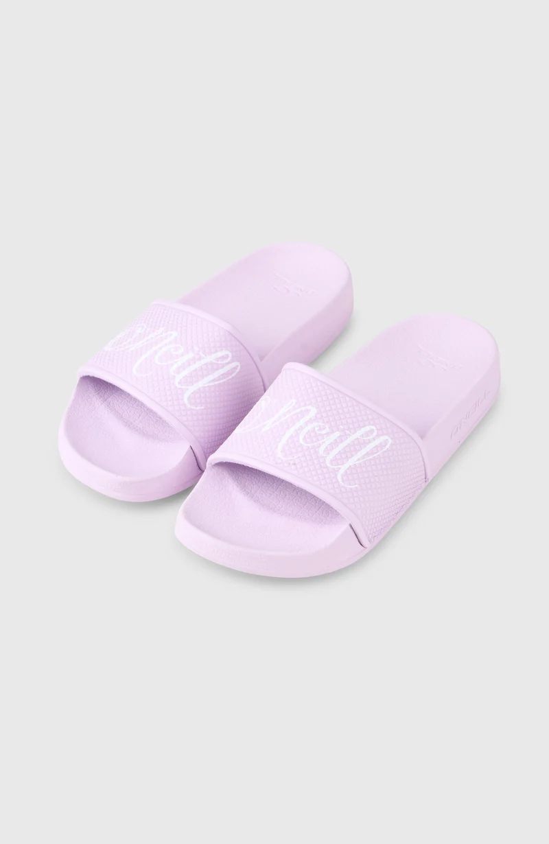 O'Neill Script slippers | Pale Lavender