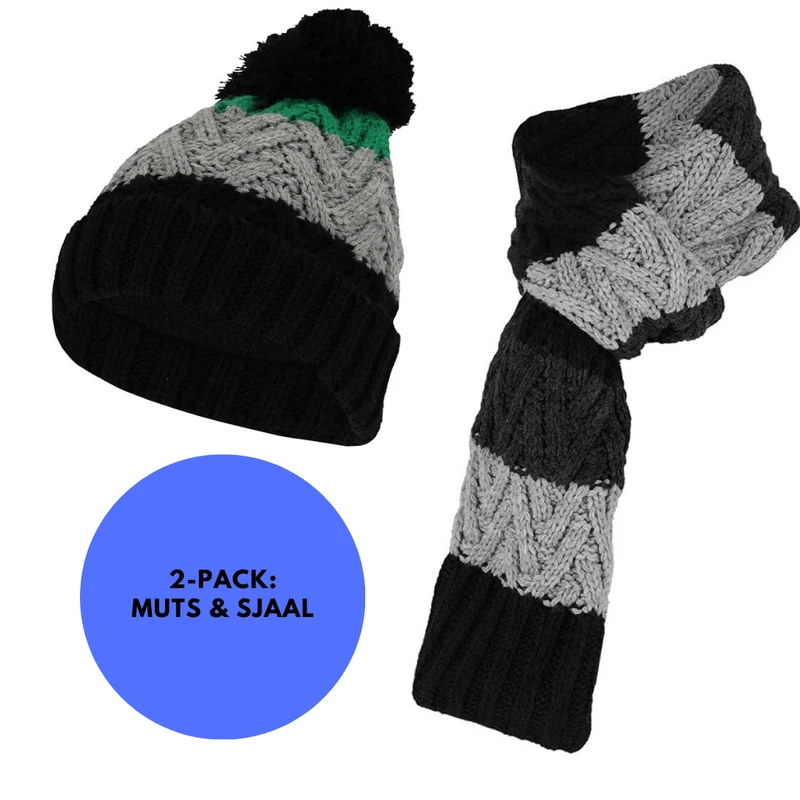Winterset jongens - Skiset Muts & Sjaal - 2 t/m 8 jaar