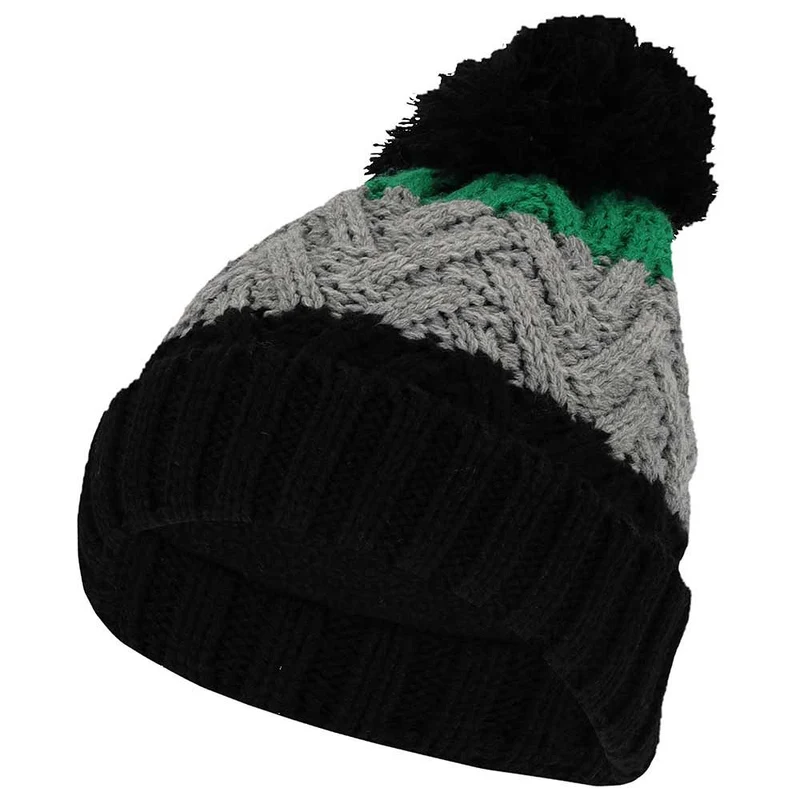 Wintermuts jongens - Knitted - Skimuts - Pompon