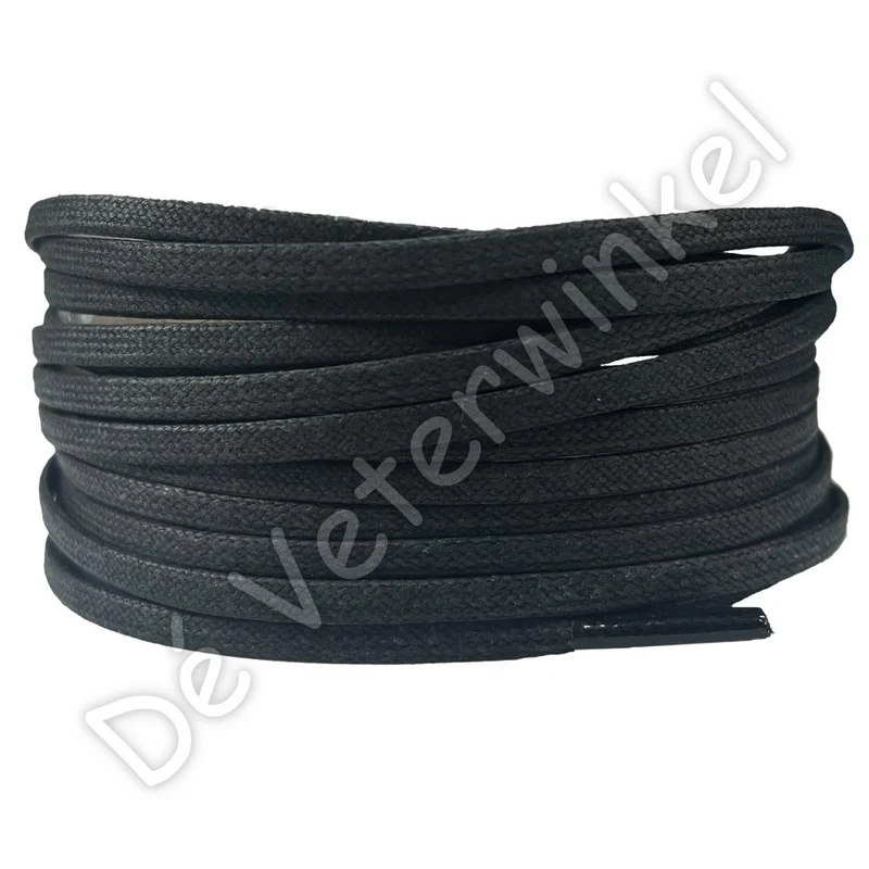 Plat 4mm wax Zwart