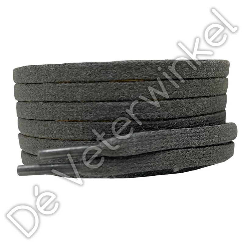 Plat 4mm wax Donkergrijs