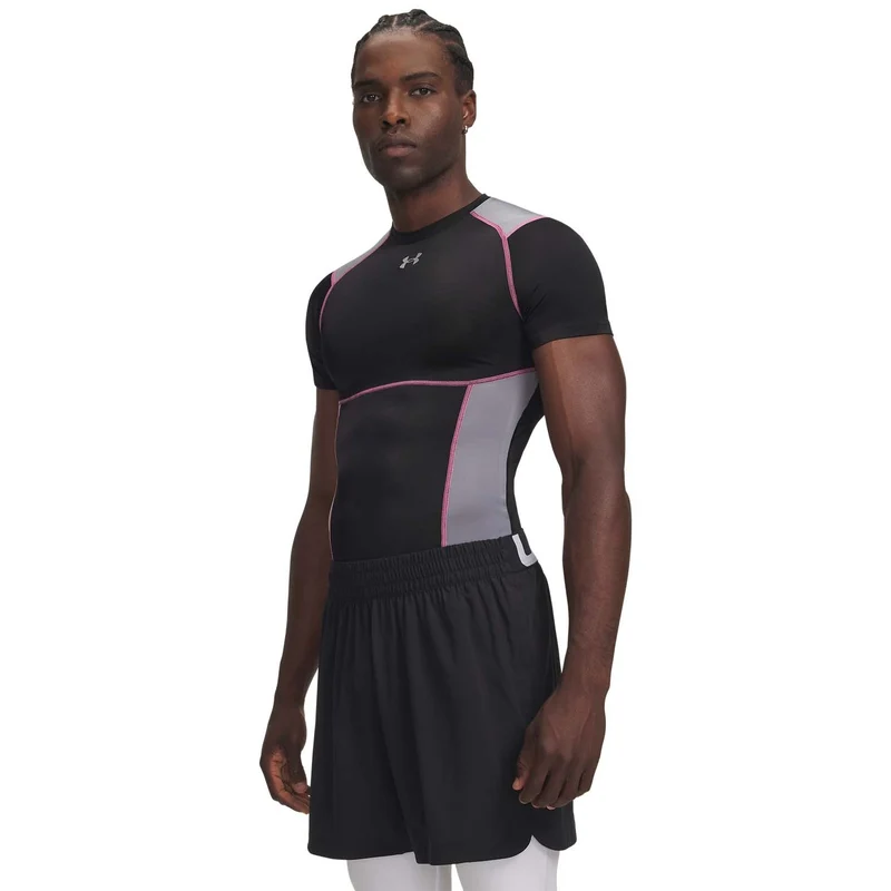 HeatGear Korte mouwen compressie t-shirt voor heren