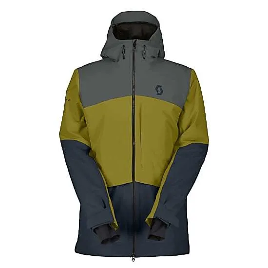 Scott Ultimate Dryo Ripstop Ski Jas Heren - Grijs/Groen