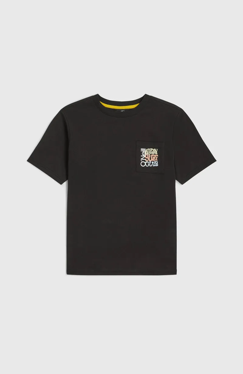 Chest Pocket T-shirt | Black Out