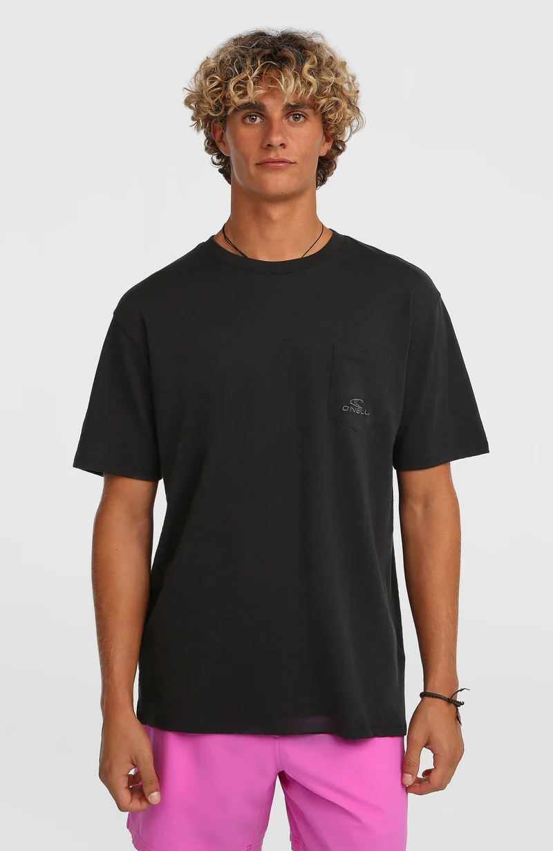 O'Neill Slub Chest Pocket T-shirt | Black Out
