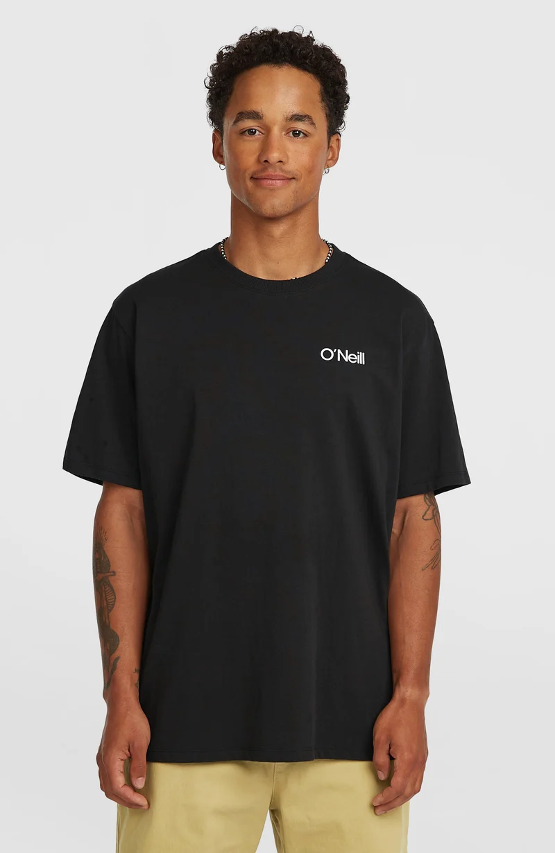 Polygiene Cotton Graphic T-shirt | Black Out