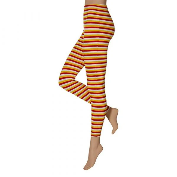 Oeteldonk Legging Dames - Rood/Wit/Geel