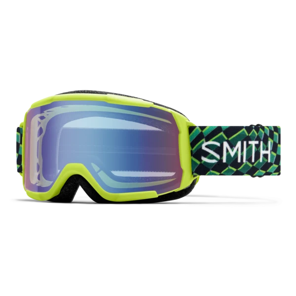 Smith Daredevil Electric Lime Left Turn | Blue Sensor Mirror 2026