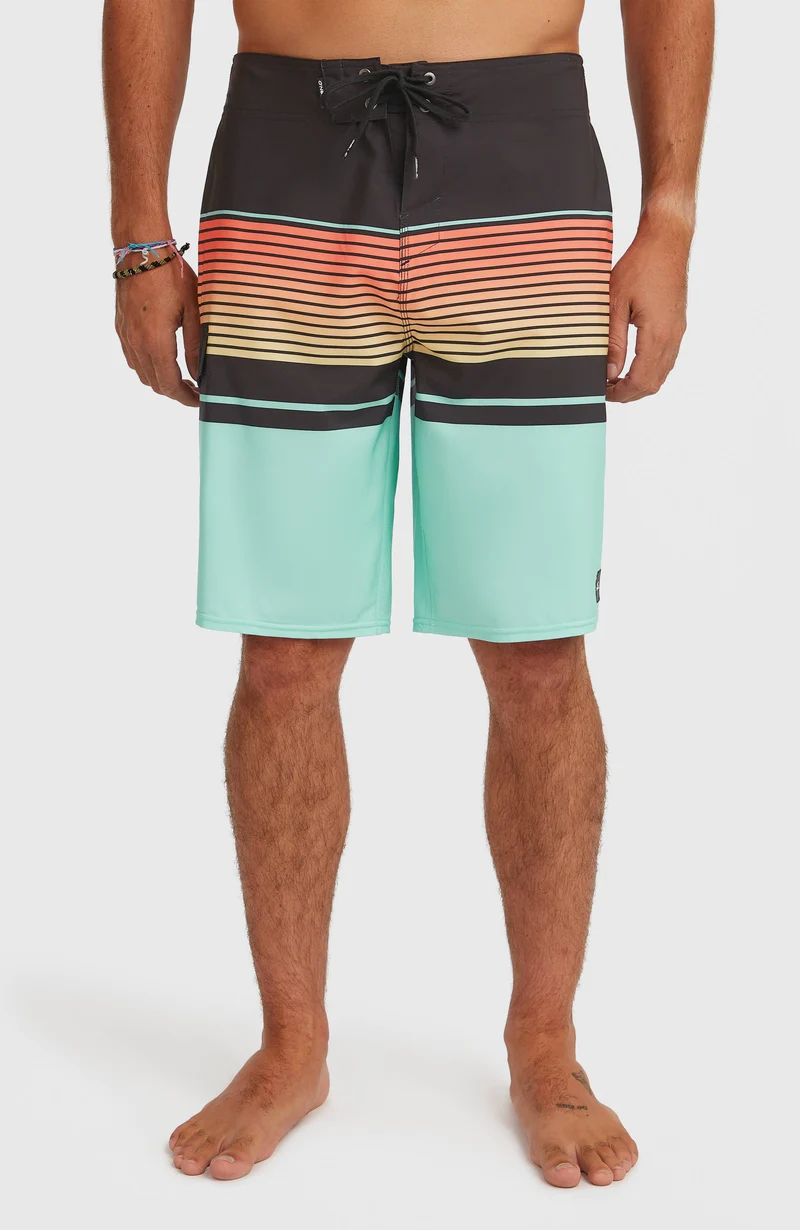 Lennox Stripe 21'' boardshort | Canal Blue Lennox Stripe