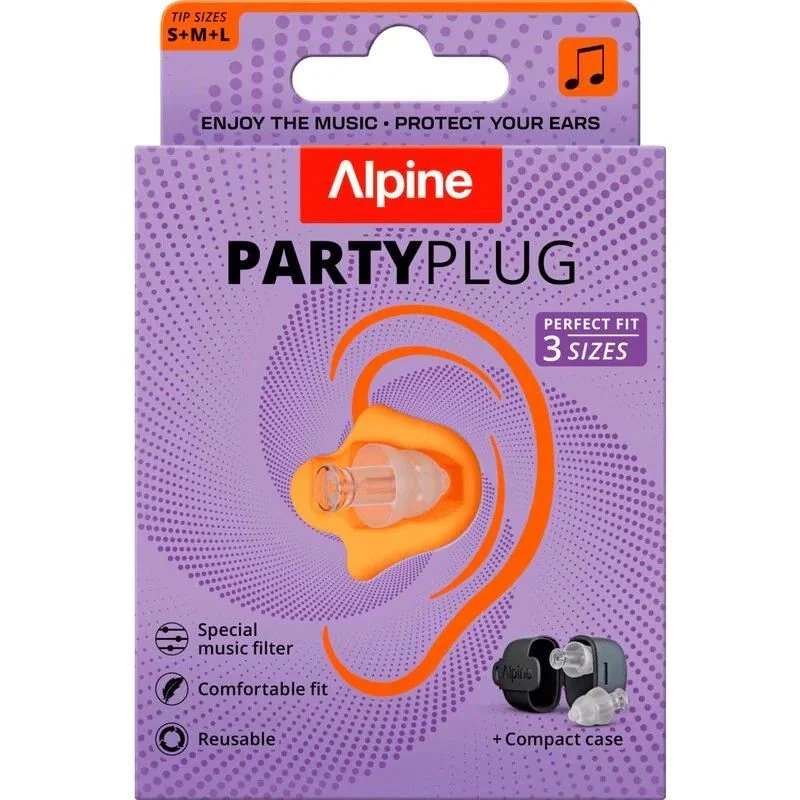 Alpine Partyplug transparant 1 paar