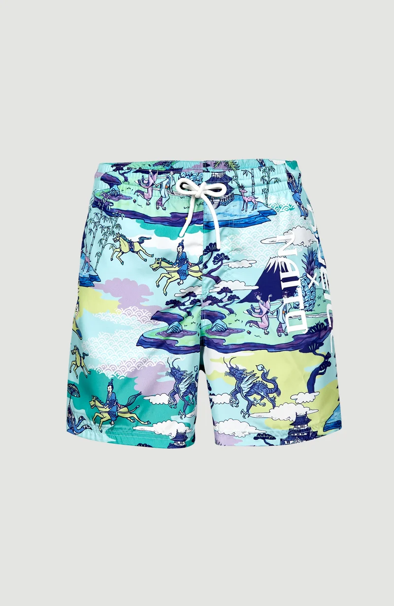 O'Neill x Naito 16'' Swim Shorts | Blue Samurai