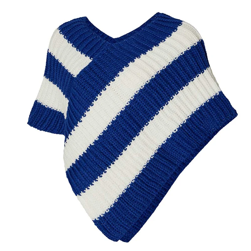 Party poncho gebreid - feest poncho gebreid