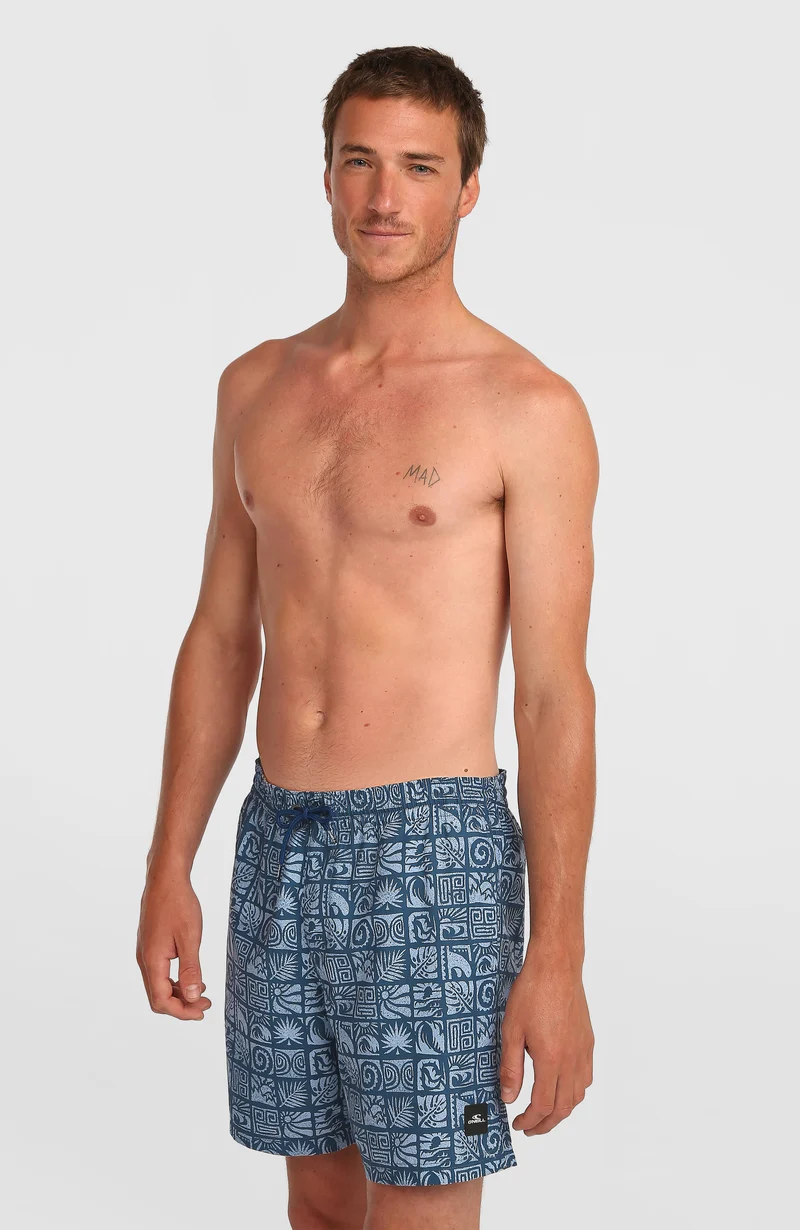 O'Neill Print 16'' zwembroek | Dark Blue Bricks