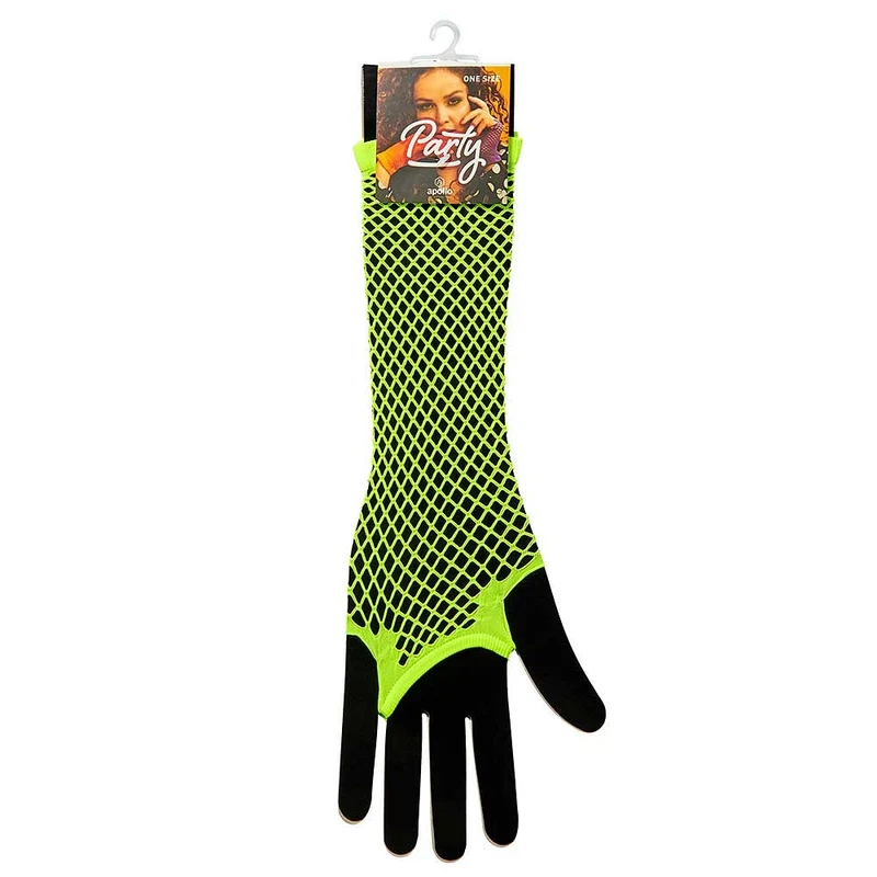 Visnet handschoenen lang