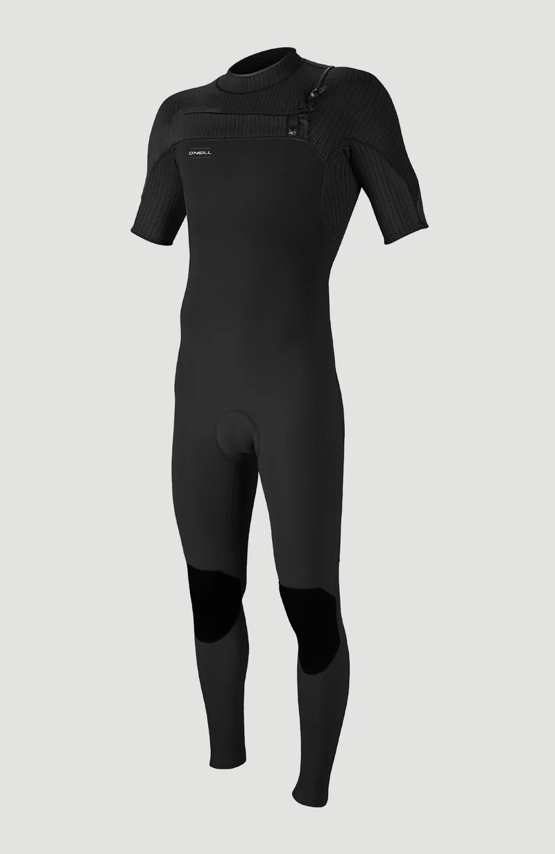 Hyperfreak 2mm Chest Zip Shortsleeve Full Wetsuit | BLACK/BLACK