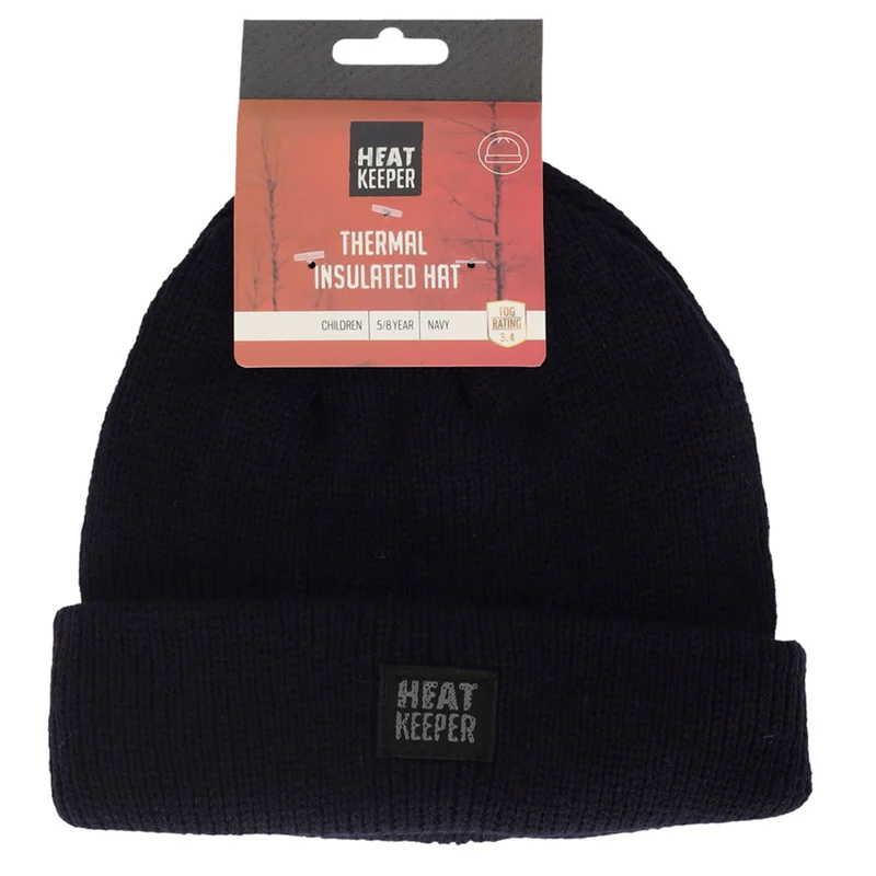 Thermo Muts Kind - Marine Blauw - 9/12 Jaar - 1-Stuk