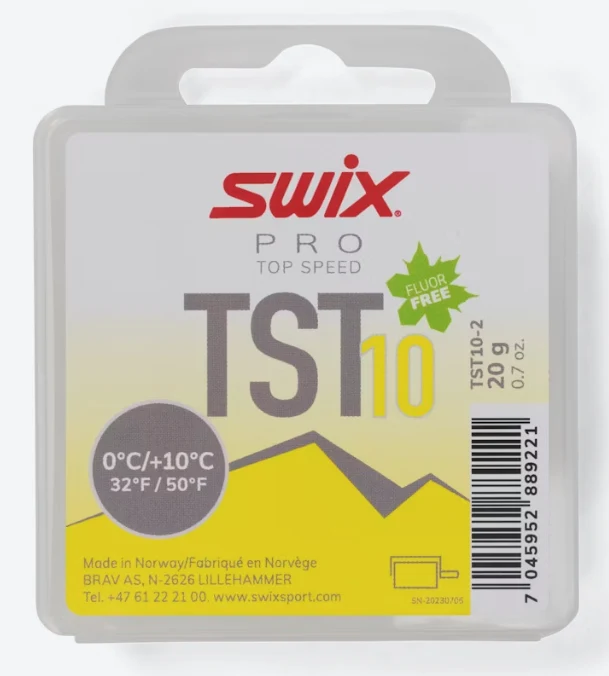 Swix TS10 Turbo Yellow, 0°C/+10°C, 20g 2026