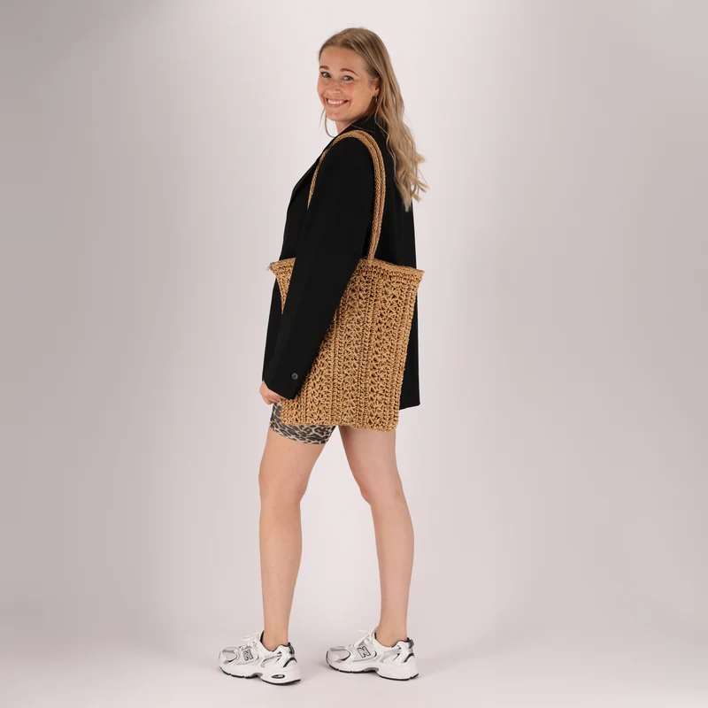 Strandtas Dames - Riet - Nature - One Size