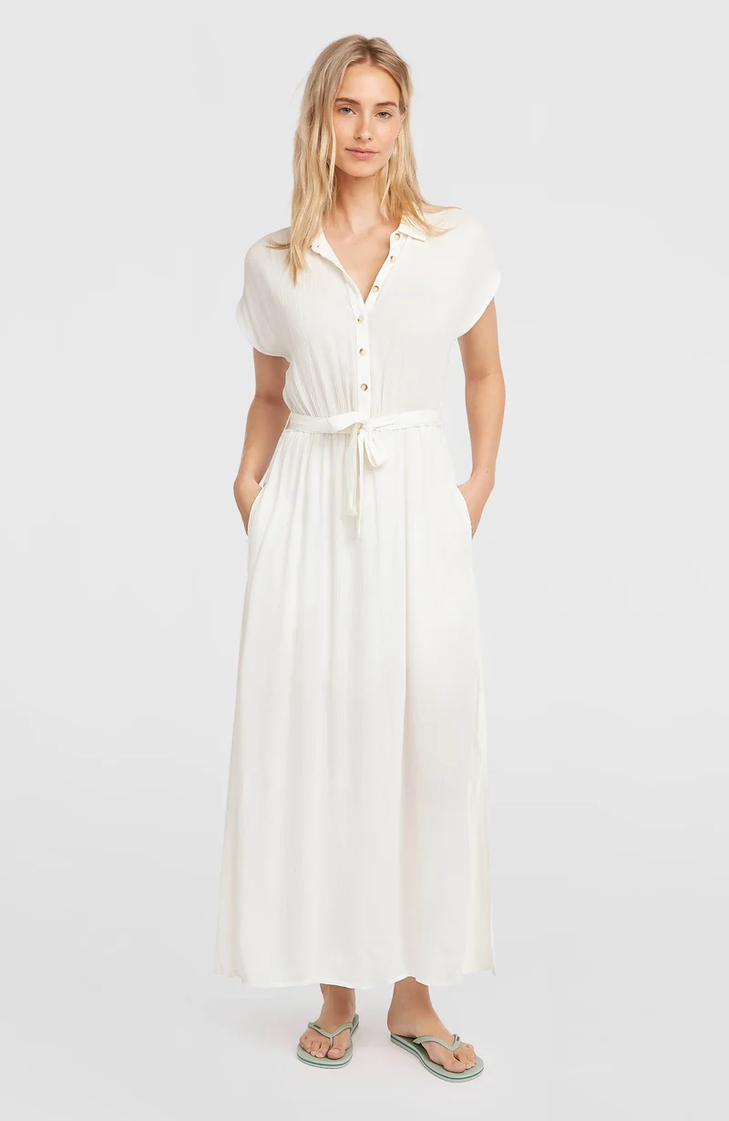 Lori Maxi overhemdjurk | Snow White