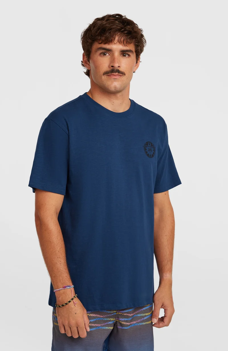 O'Neill Slub Back-Print T-shirt | English Evening