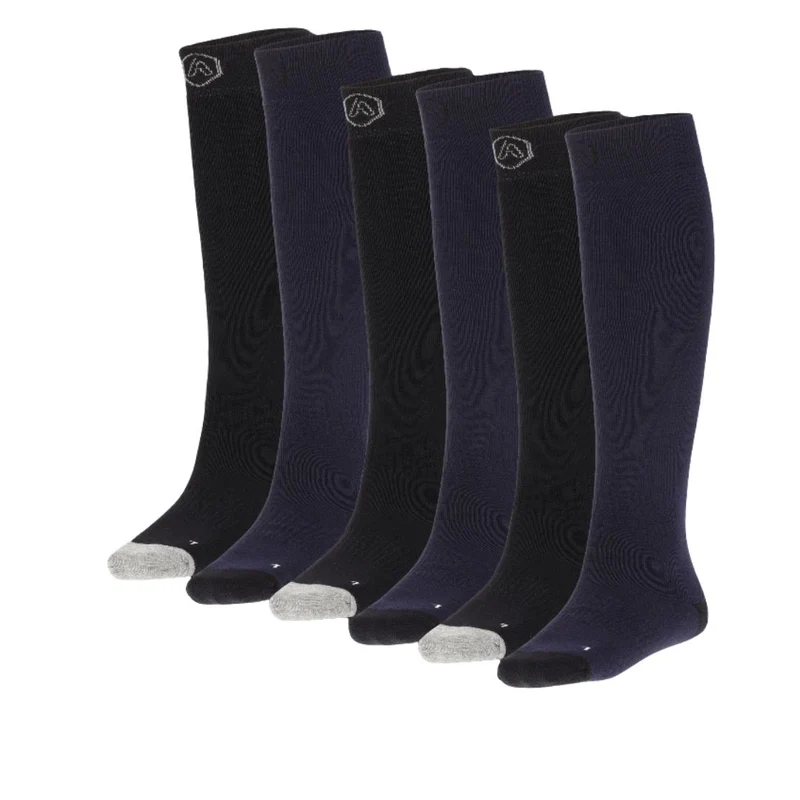 Skisokken Kinderen – Plain – Unisex – 6-Pack