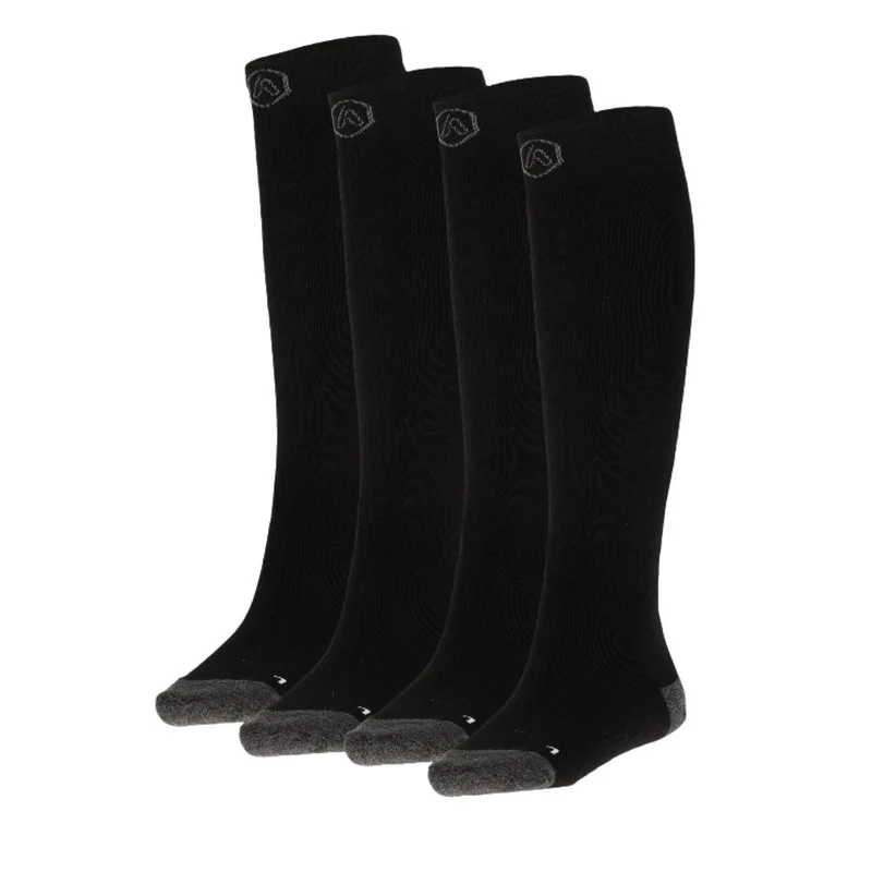 Skisokken Unisex - Plain - Badstof Zool - 4-Pack - Voordeelpakket