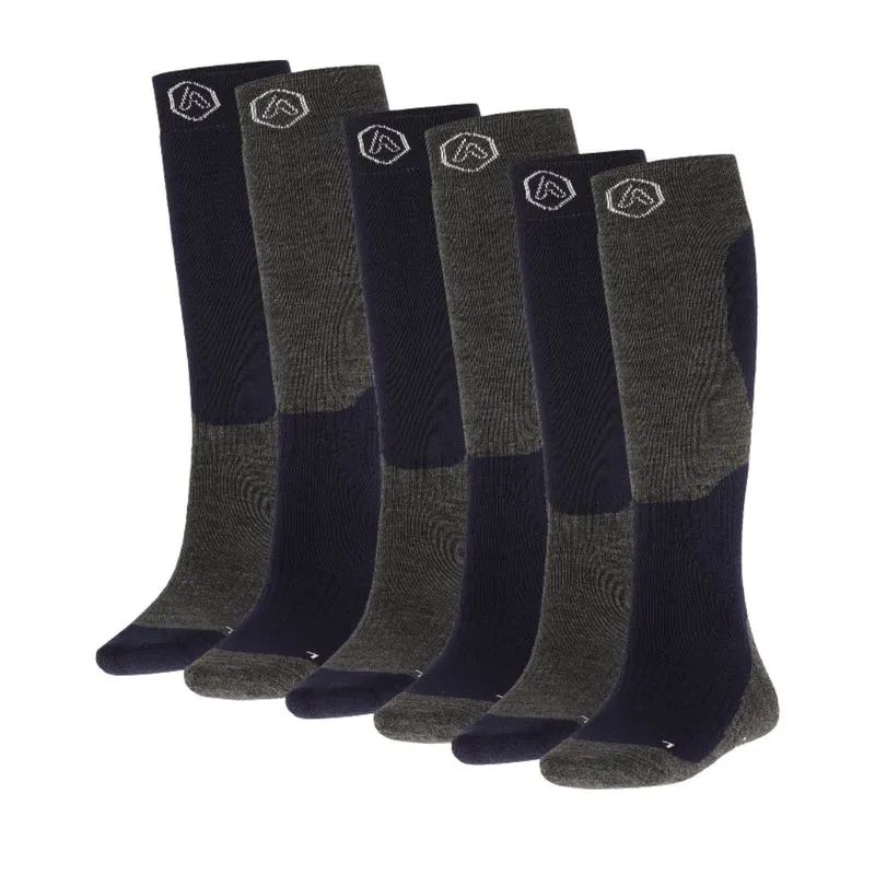 Skisokken Unisex - Design - 6-Pack - Voordeelpakket