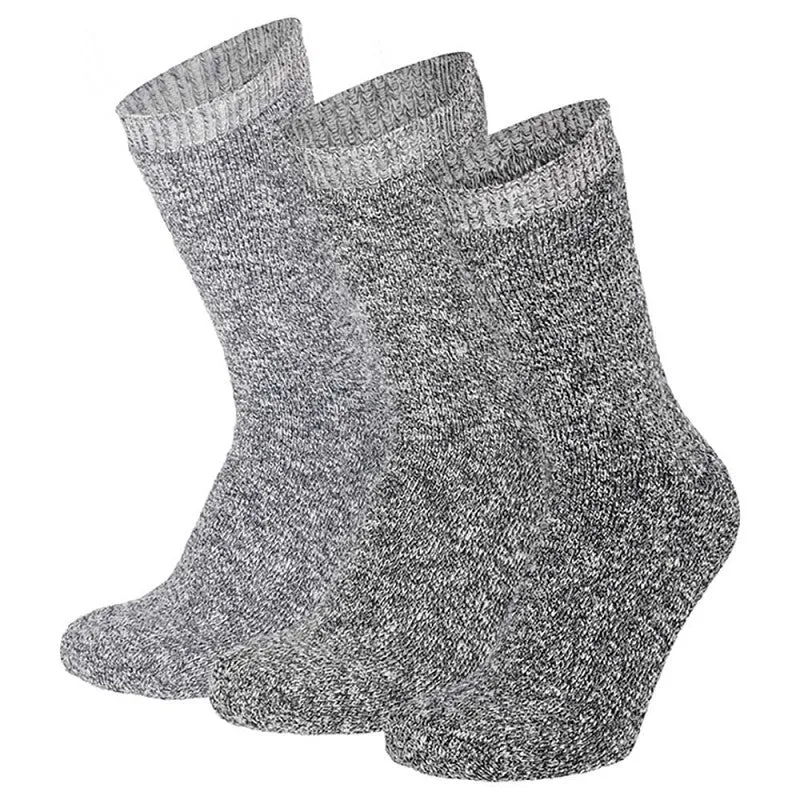 Natuurlijke badstof sokken - Multi Navy (3-Pak)