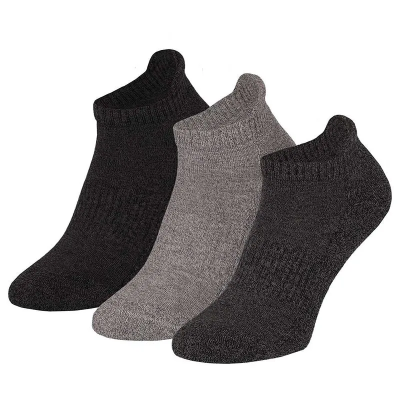 Sneaker sportsokken - Multi Zwart - Badstof - 3-Pak