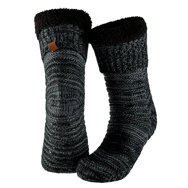 Huissok heren - Anti slip - Zwart