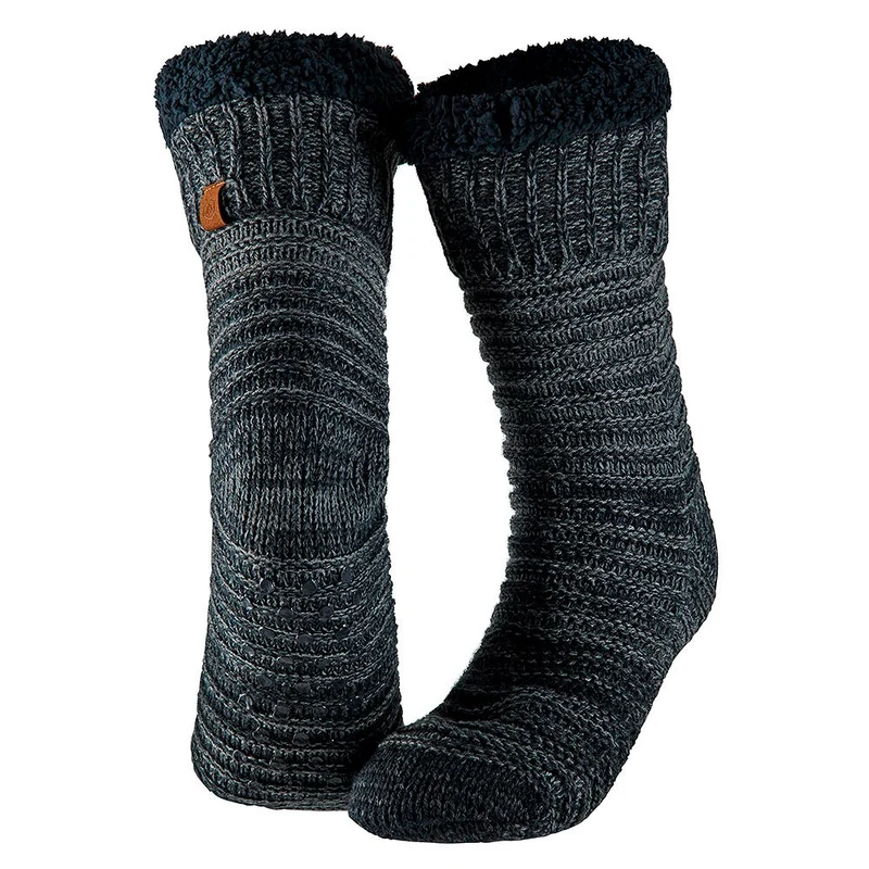 Huissok heren - Anti slip - Grijs