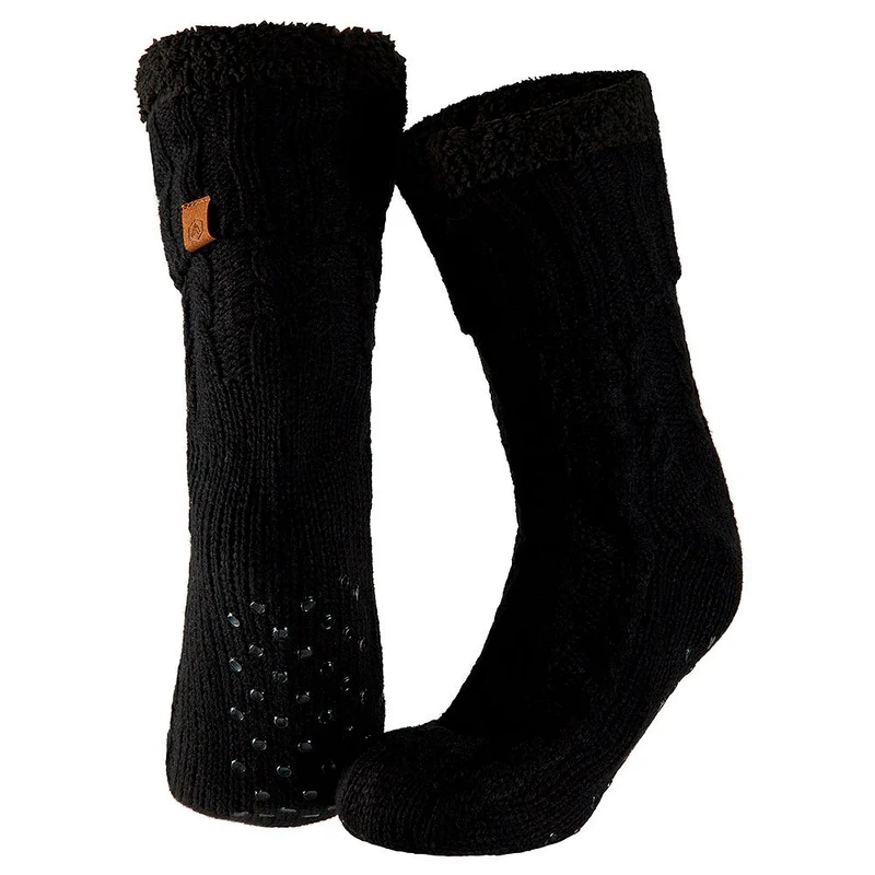 Huissok heren - Anti slip - Zwart