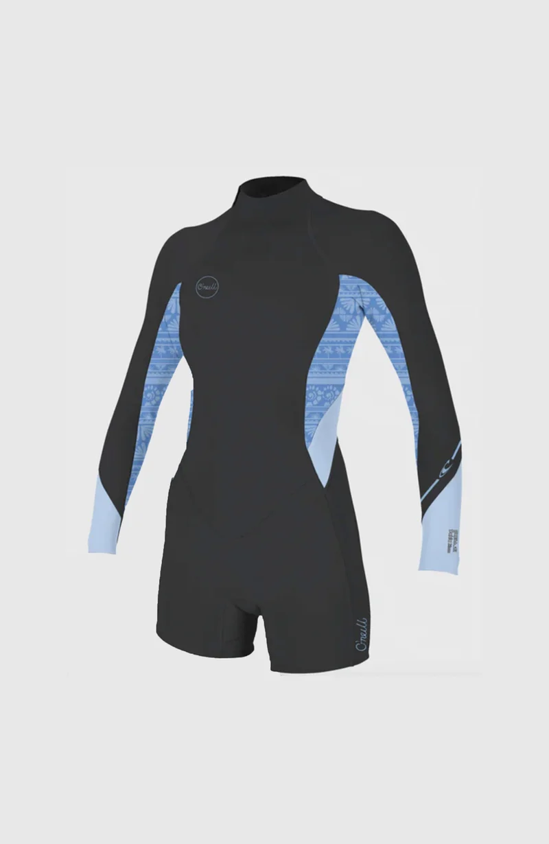Bahia 2/1mm Back Zip Longsleeve Spring Wetsuit | TMPRDSTL/SURFABSTRT/CHAMBRYBLU