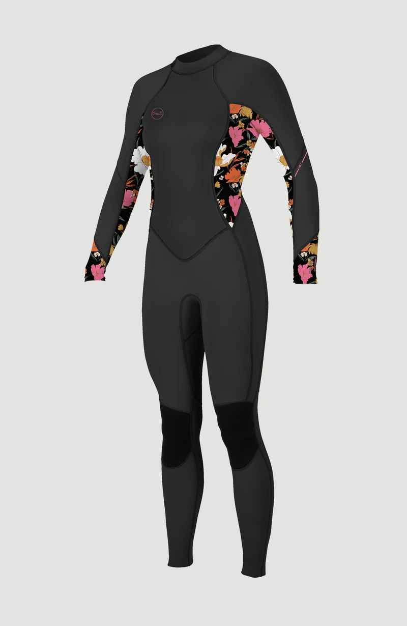 Wms Bahia 3/2 Back Zip Full | BLACK/BLUEMCHEN/BLUEMCHEN