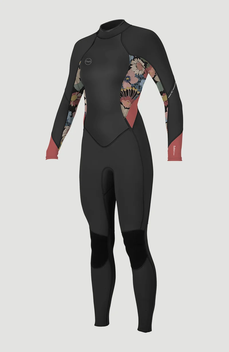 Wms Bahia 3/2 Back Zip Full | BLACK/TWIGGY/TEA ROSE