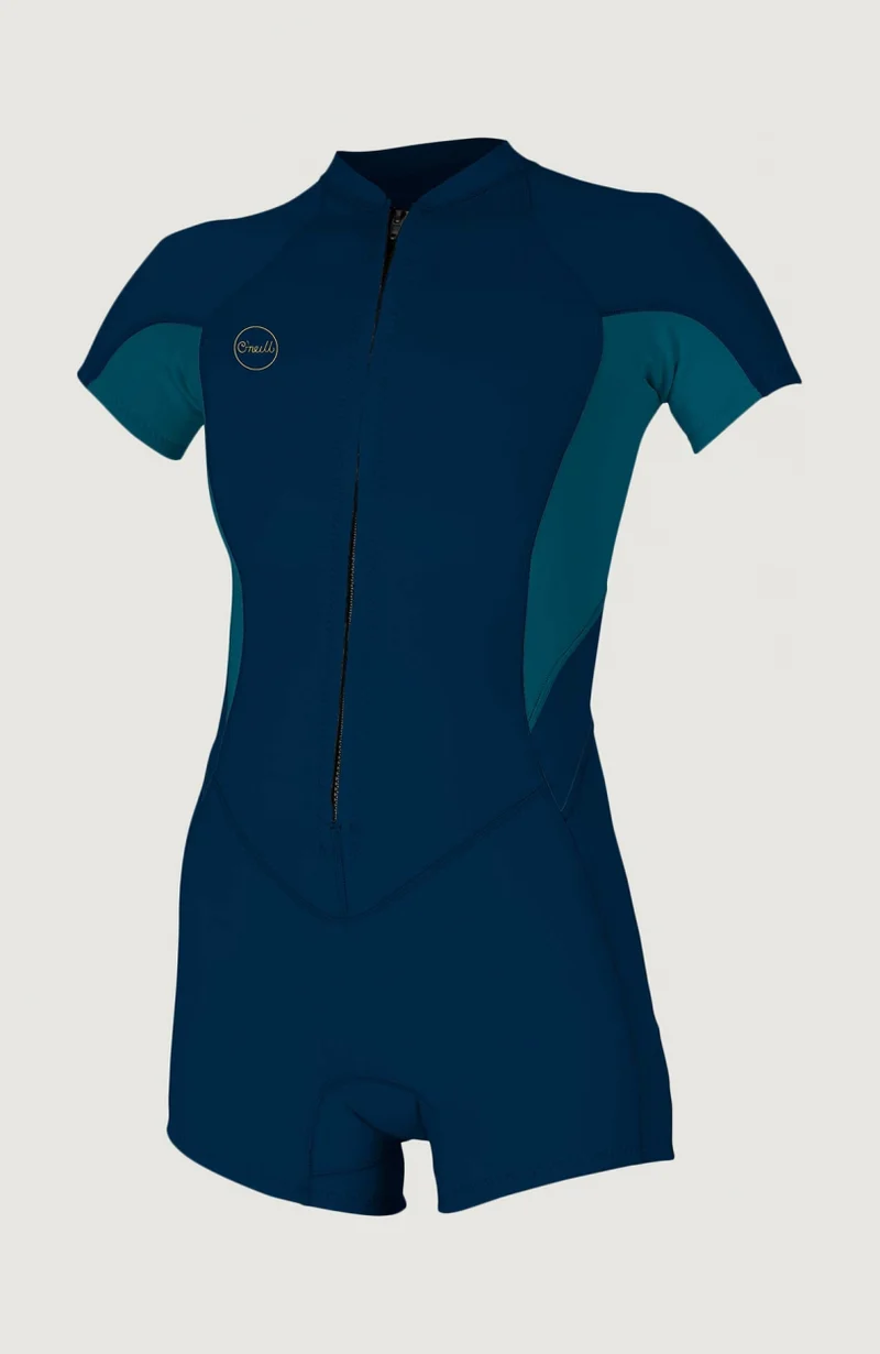 Bahia 2/1mm Front Zip Shortsleeve Spring Wetsuit | Dark Blue