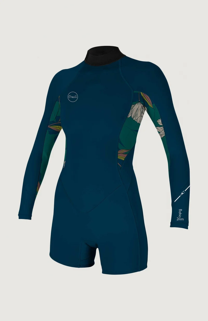 Bahia 2/1mm Back Zip Longsleeve Spring Wetsuit | Dark Blue