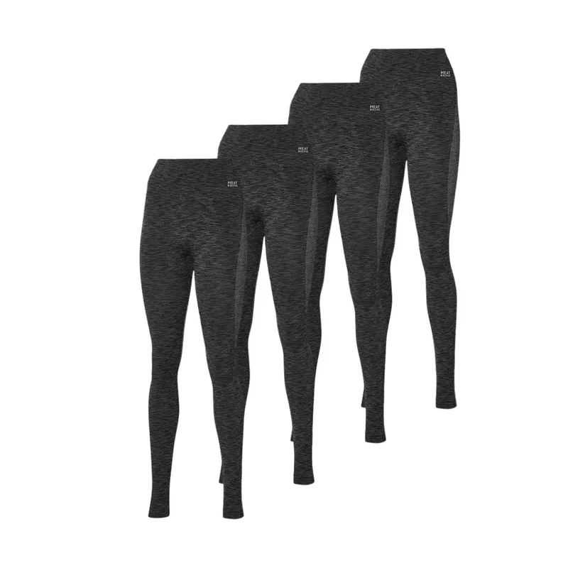 Thermobroek dames Zwart - 4-Stuks - Premium
