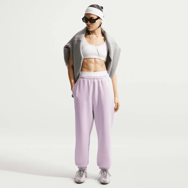 studio fleece Oversized Cuffed broek