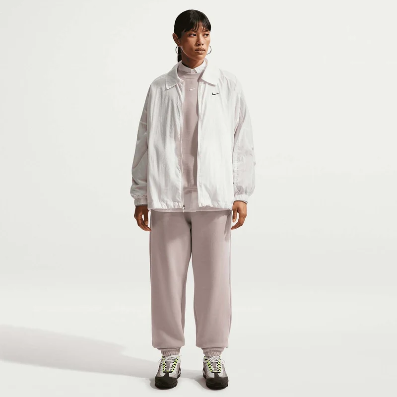 studio fleece crew-neck oversized trui