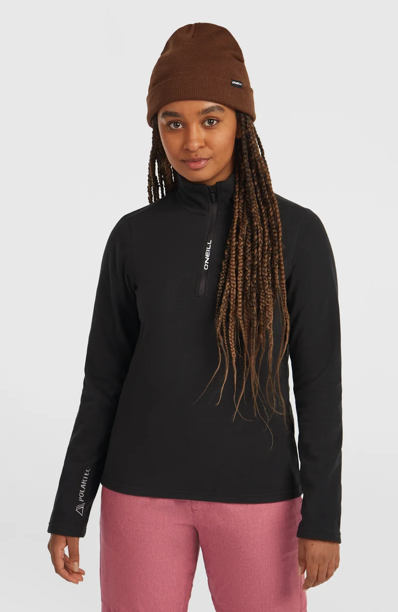 FWC'Cruz Jack's Polartec® fleecetrui met halve rits | Black Out