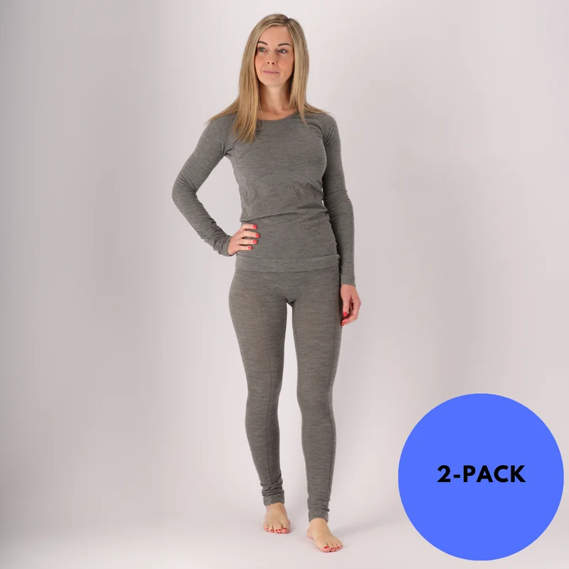 Thermo shirt - Merino Wol - Dames - 2-Stuks