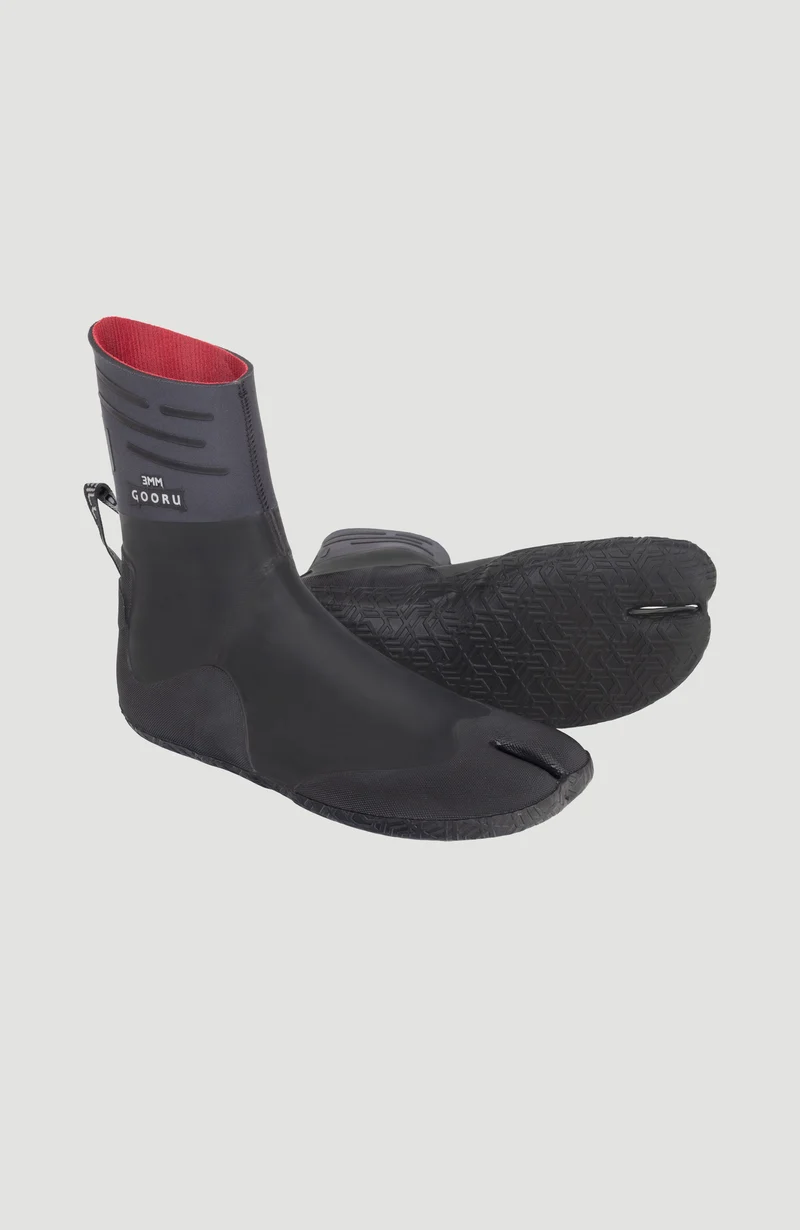 Gooru Dipped 3mm Split Toe Boot | SMOKE/BLACK
