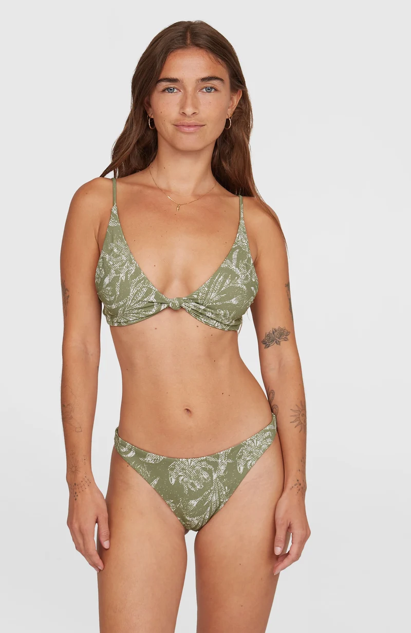 Pismo Flamenco bikiniset | Green Textured Jungle