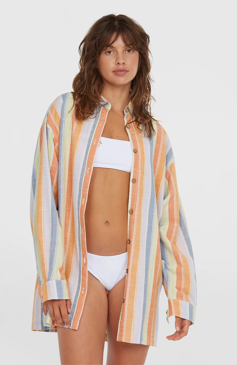 Beach Vintage lange blouse | Vintage Stripe