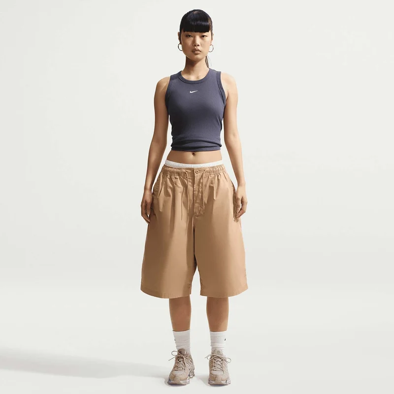Sportswear Aansluitende geribde tanktop