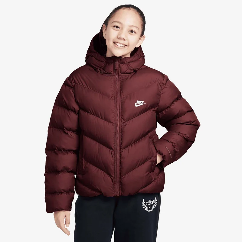 sportswear all day play Therma-FIT gewatteerd ruimvallend kinderjack