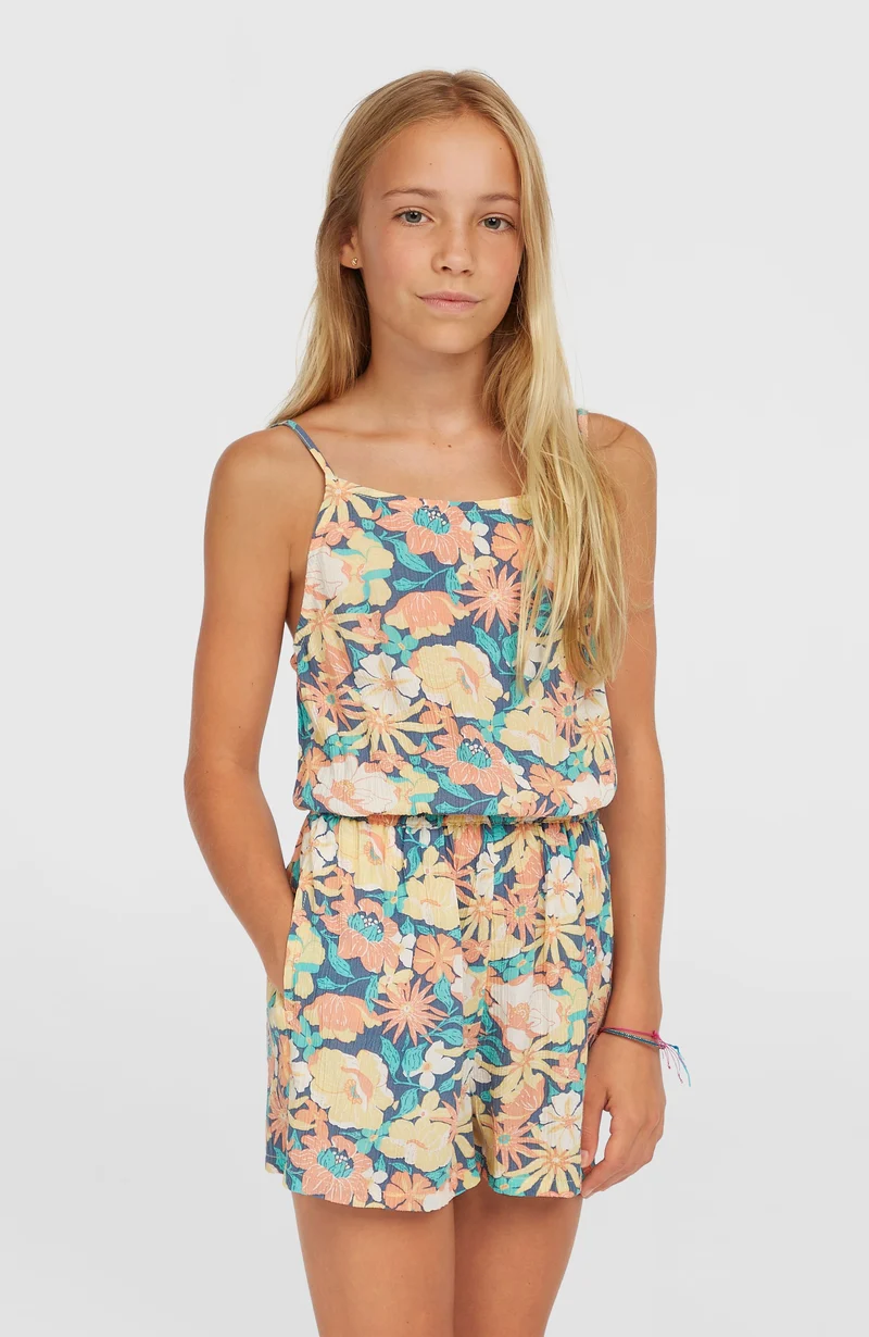 Summer geweven playsuit | Blue Santa Monica