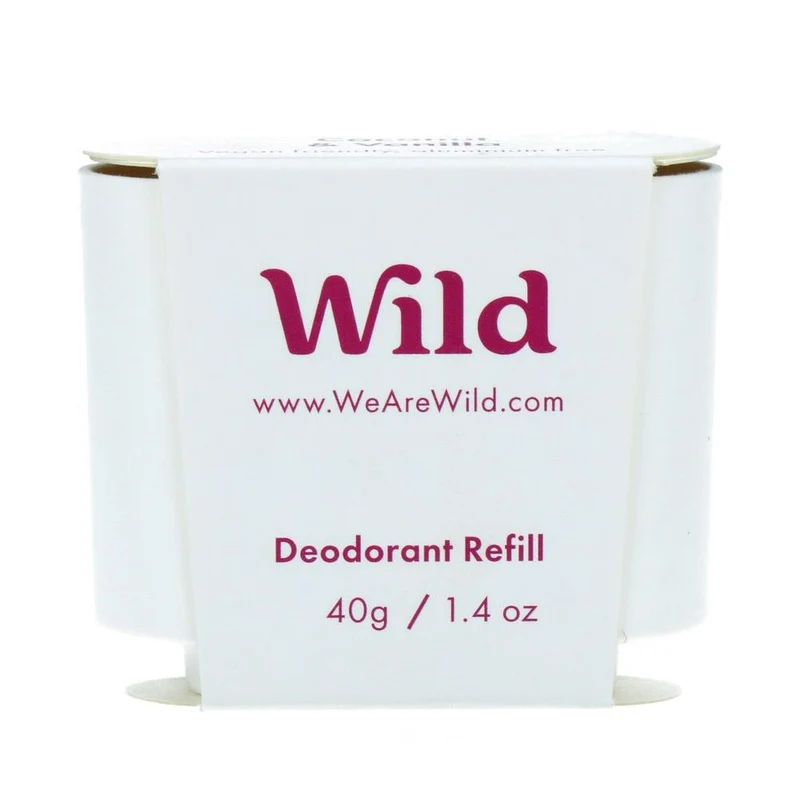 Wild Natural Deodorant Coconut & Vanilla Navulverpakking