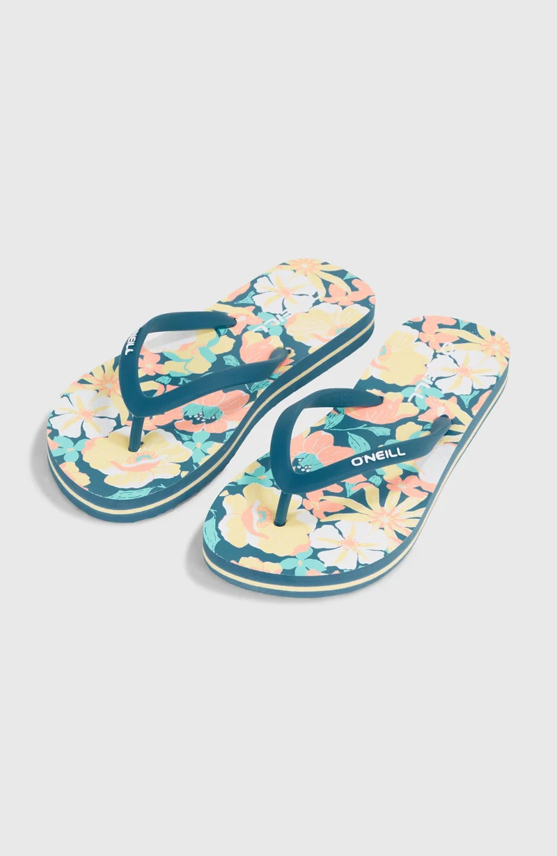 Profile Graphic slippers | Blue Santa Monica